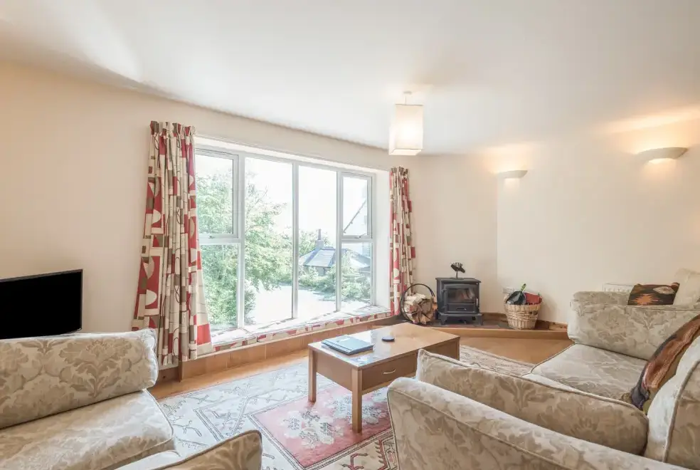 Lounge at Schoolhouse Apartment near the Shropshire Hills