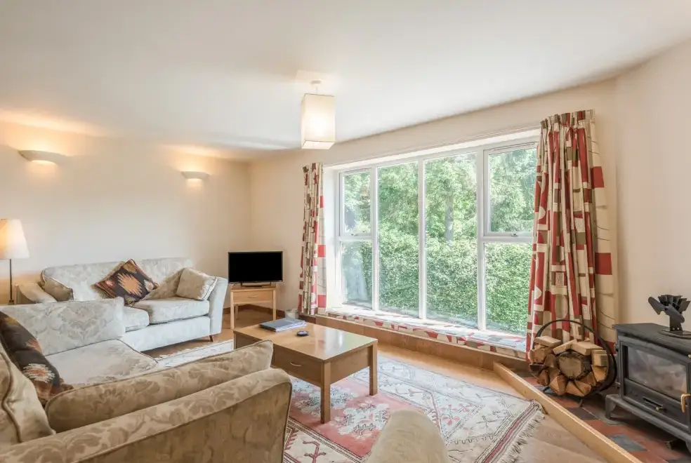 Lounge at Schoolhouse Apartment near the Shropshire Hills