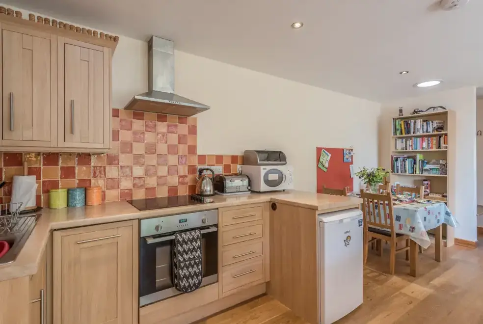 Kitchen/diner at Schoolhouse Apartment near the Shropshire Hills