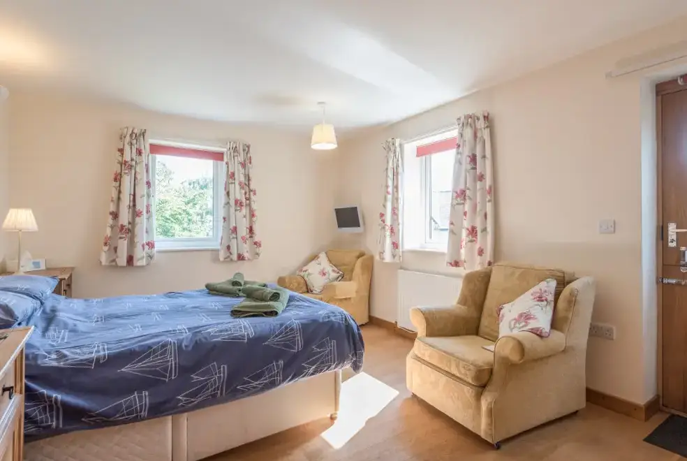 Bedroom at Schoolhouse Apartment near the Shropshire Hills