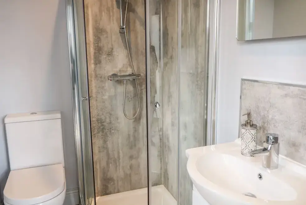 Shower room at Sea Breeze