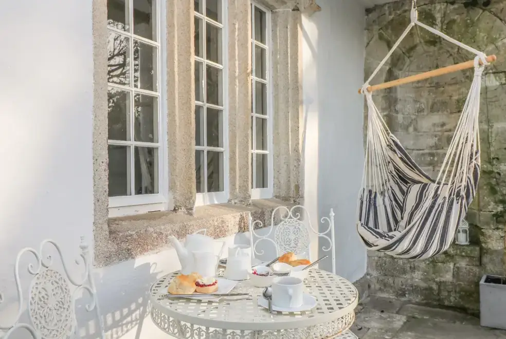 Patio area at Sea Cliff Cottage