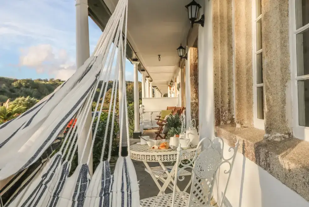 Balcony at Sea Cliff Cottage