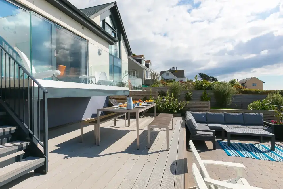 Decked area at Sea Sands