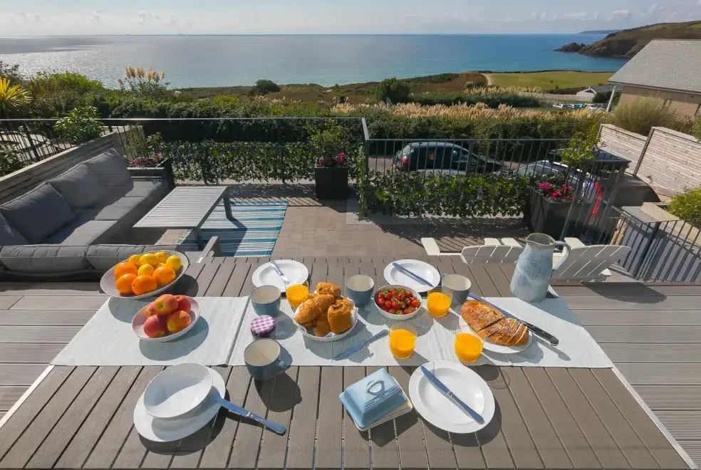 Decked area at Sea Sands