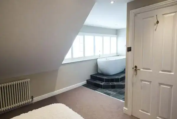 Ensuite bathroom at Sea View Apartment