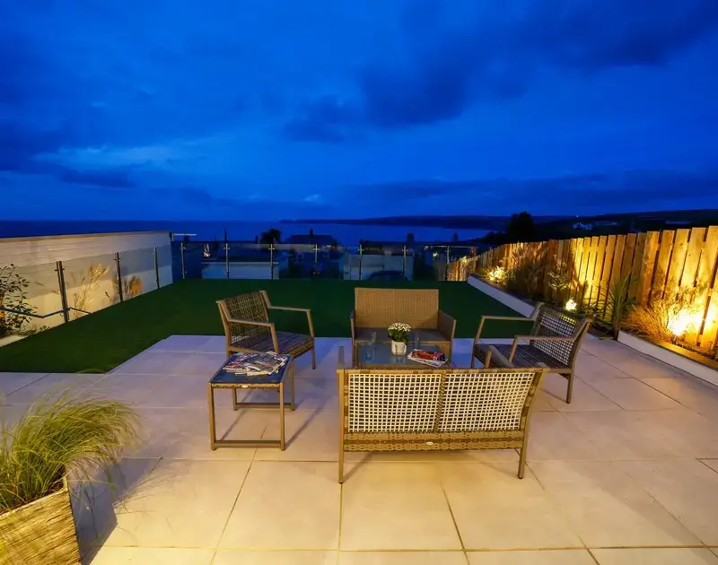 Patio area at Seahaven