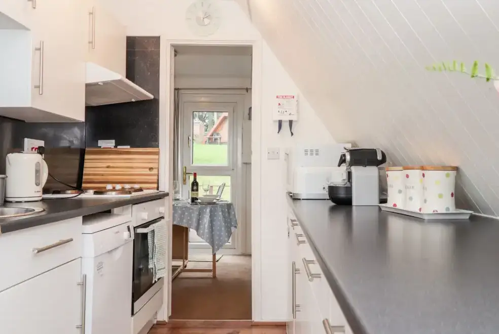 Kitchen/diner at Seashell Holiday Lodge 97