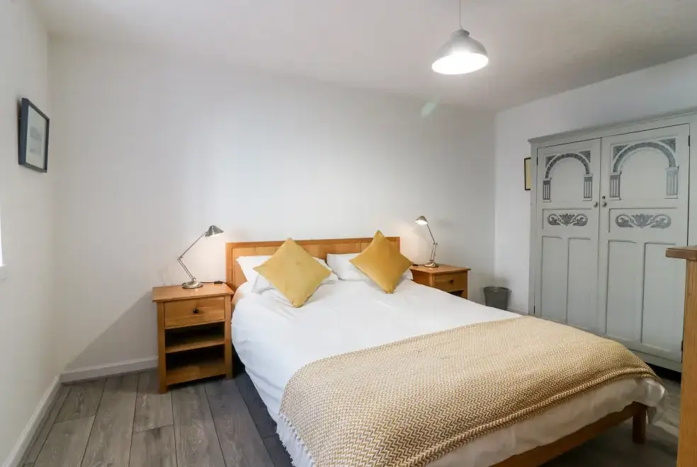 Bedroom at Seaspray Cottage