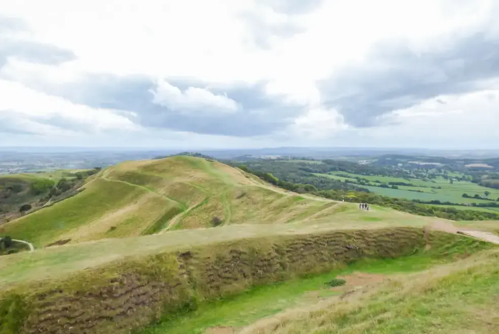 Countryside views at Secret Island Yurt