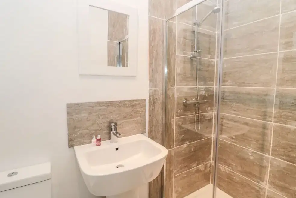 Shower room at Shepherd's House