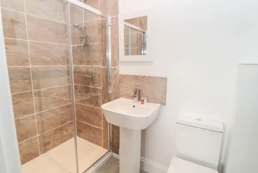 Shower room at Shepherd's House