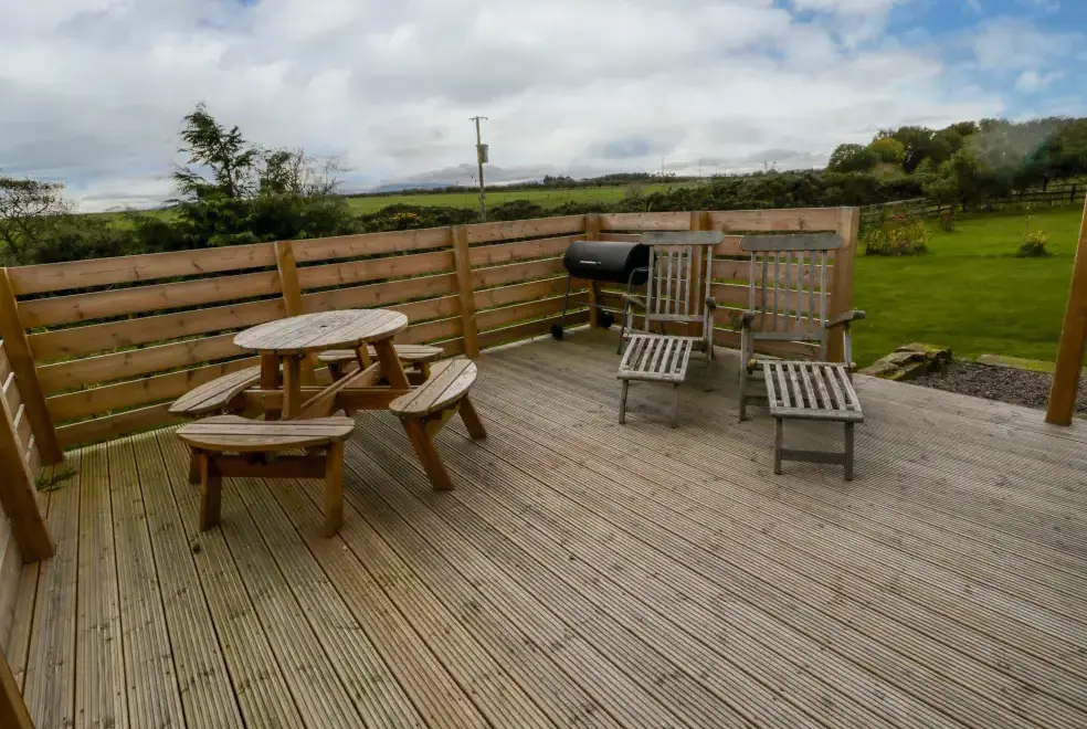Decked area at Shepherd's House