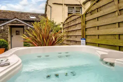 Private Hot Tub at Shepherds Cottage, Lancashire