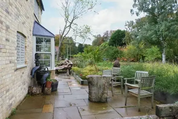 Patio area at Shortmead Cottage
