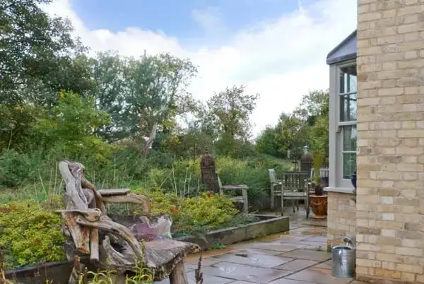 Patio area at Shortmead Cottage