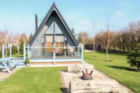 Silver Birch Lodge, Nottinghamshire, from the outside