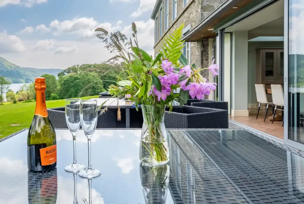 Patio area at Silverholme