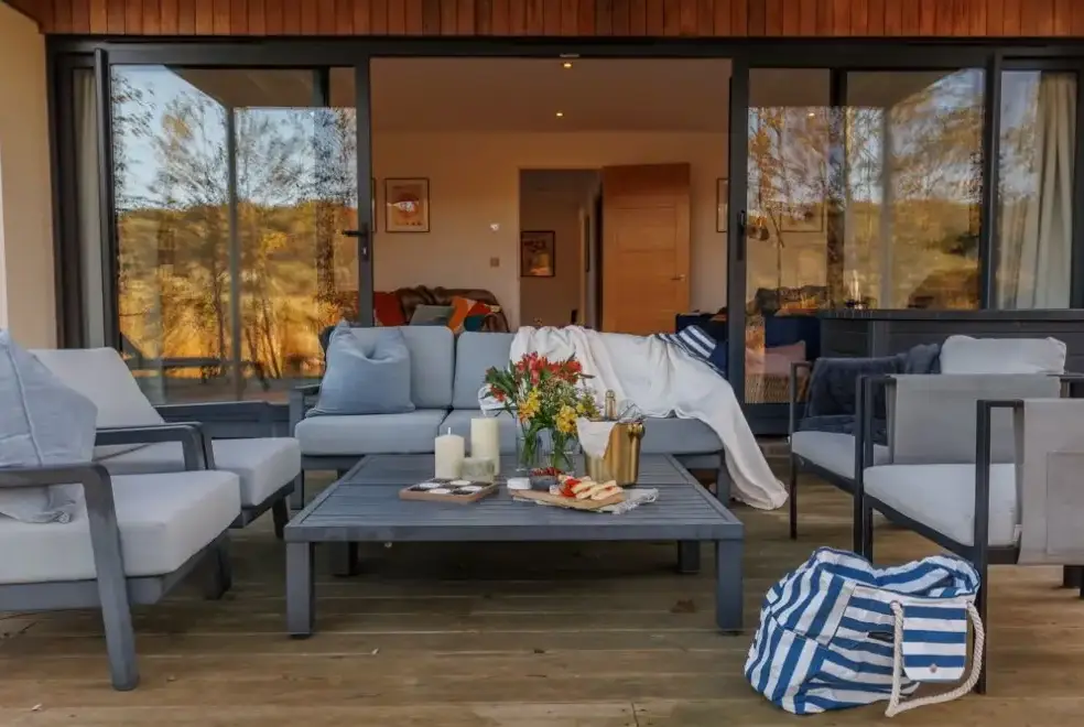 Decked area at Silvermere