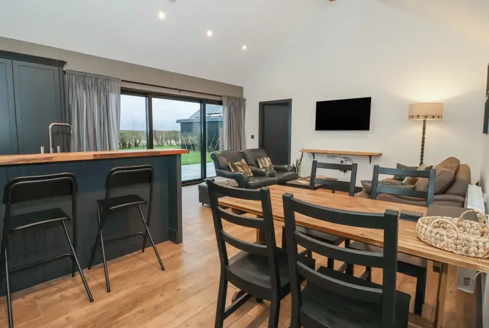 Open plan living area at Skylark