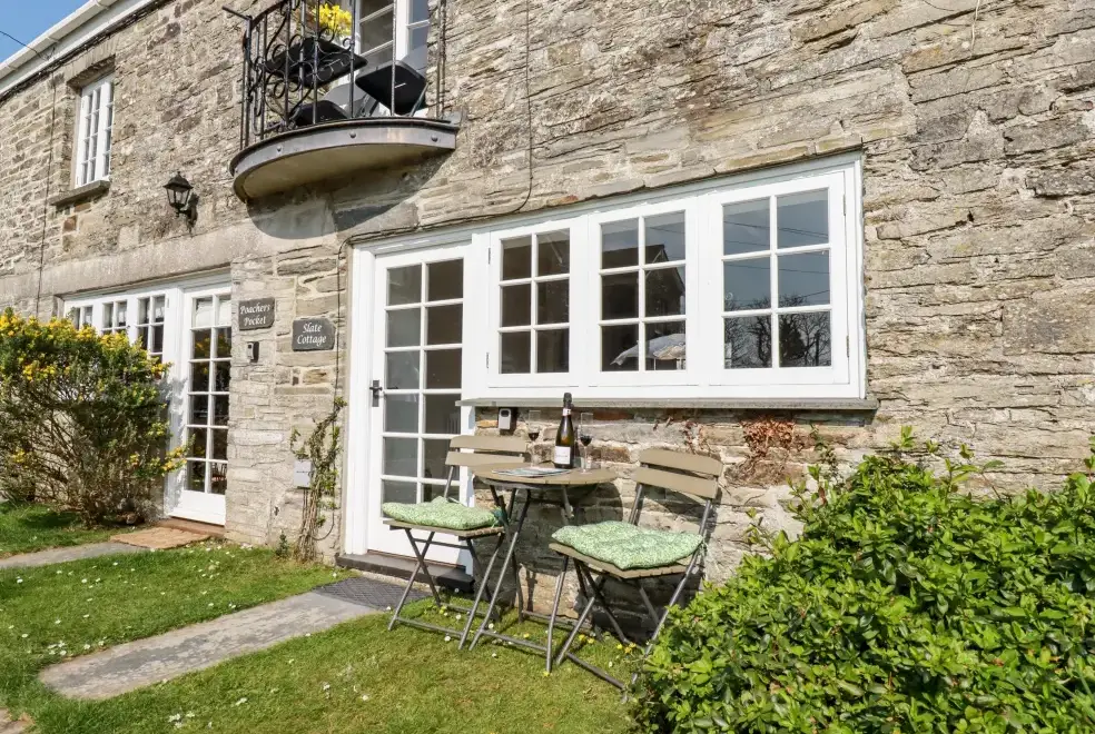 Garden furniture at Slate Cottage