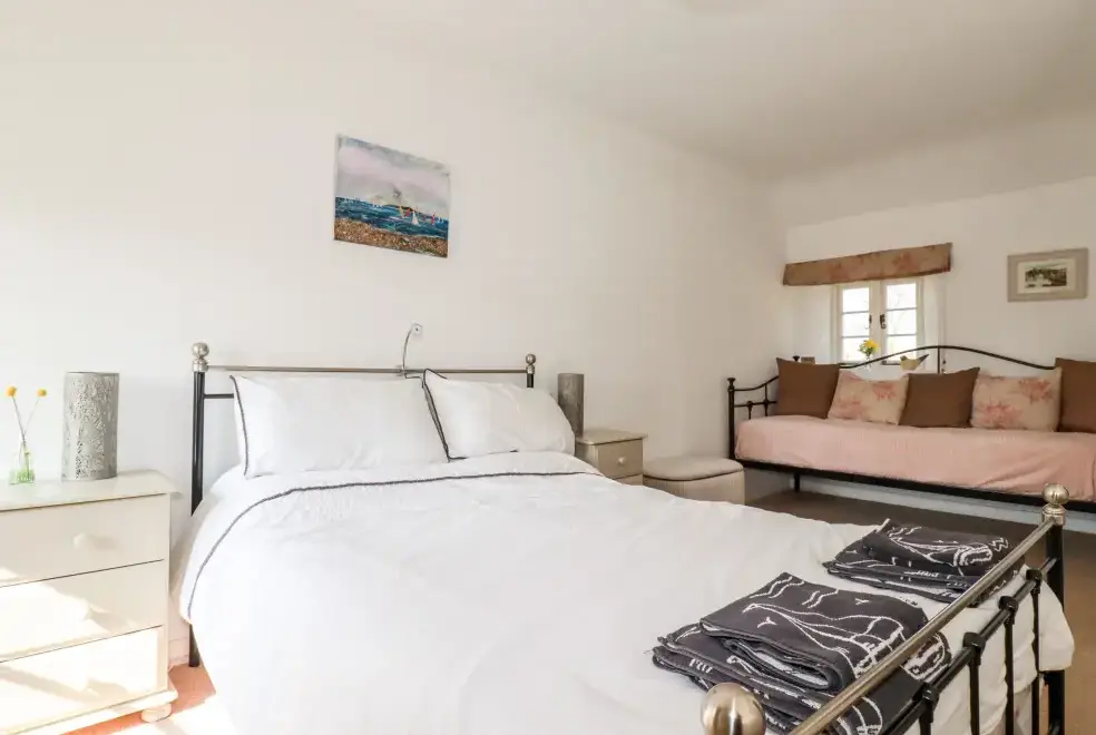 Bedroom at Slate Cottage