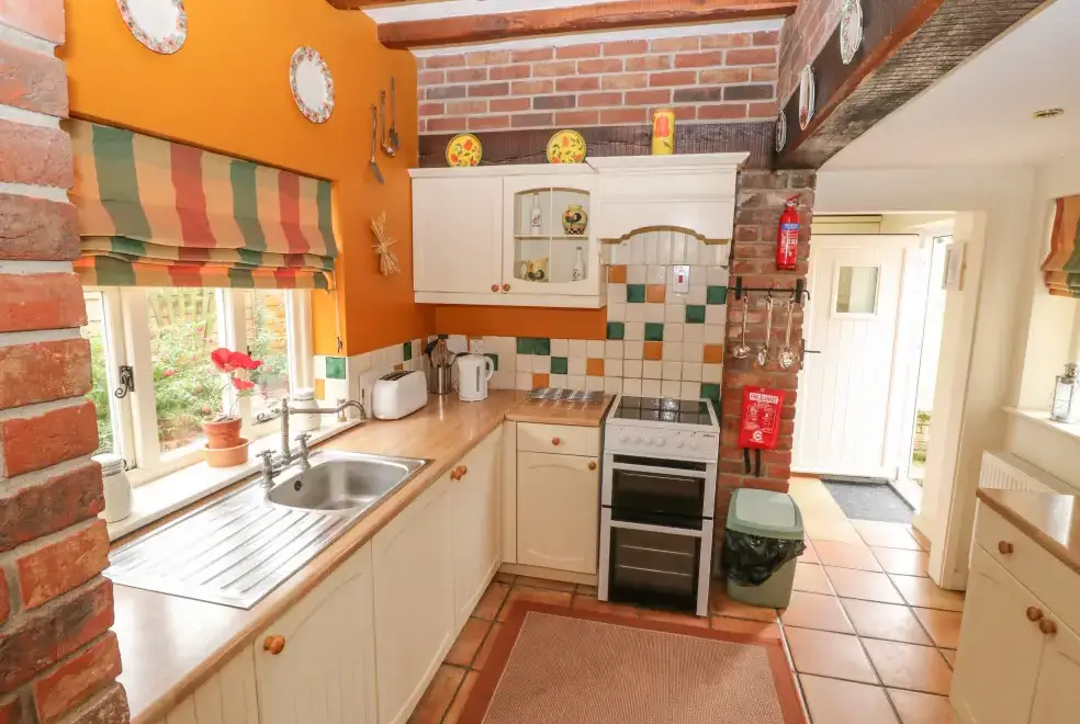 Farmhouse style kitchen at Sleepeezy