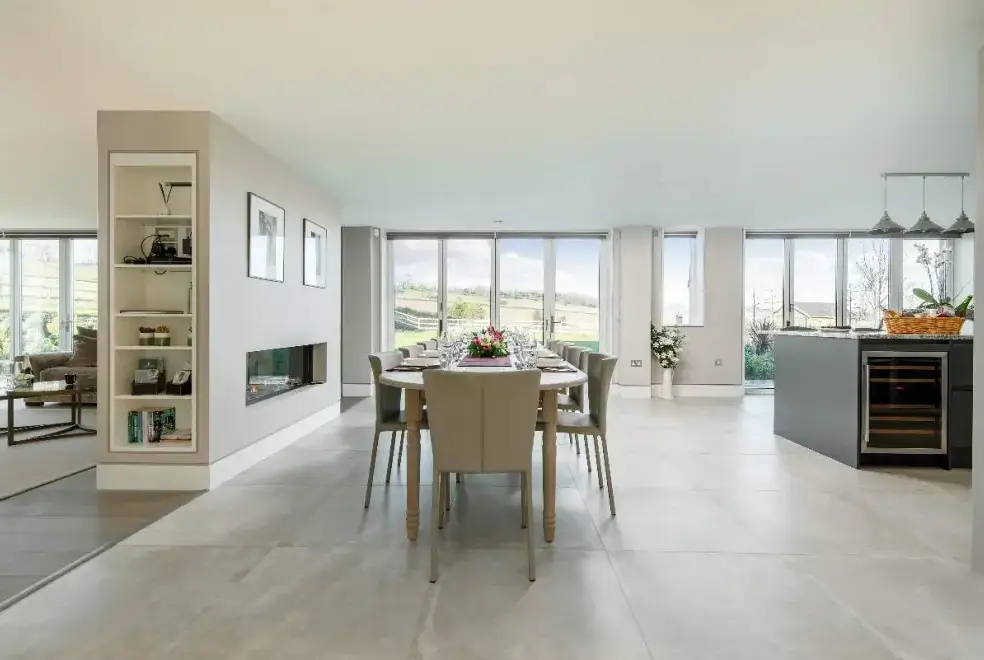 Kitchen/diner at Sleeps 10, Gold Award Winning House, M1 rated, ideal for all generations with downstairs bedroom and wet room