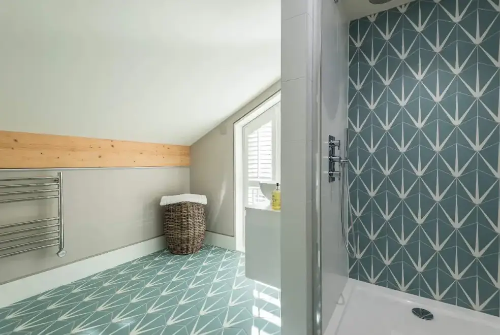 Shower room at Sleeps 10, Gold Award Winning House, M1 rated, ideal for all generations with downstairs bedroom and wet room