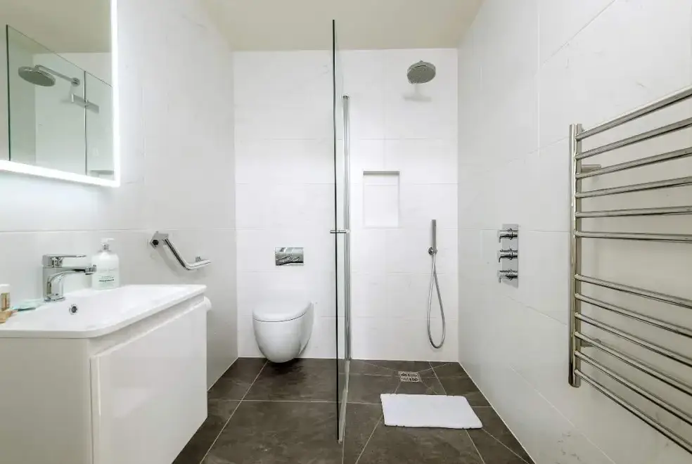 Wet room at Sleeps 10, Gold Award Winning House, M1 rated, ideal for all generations with downstairs bedroom and wet room