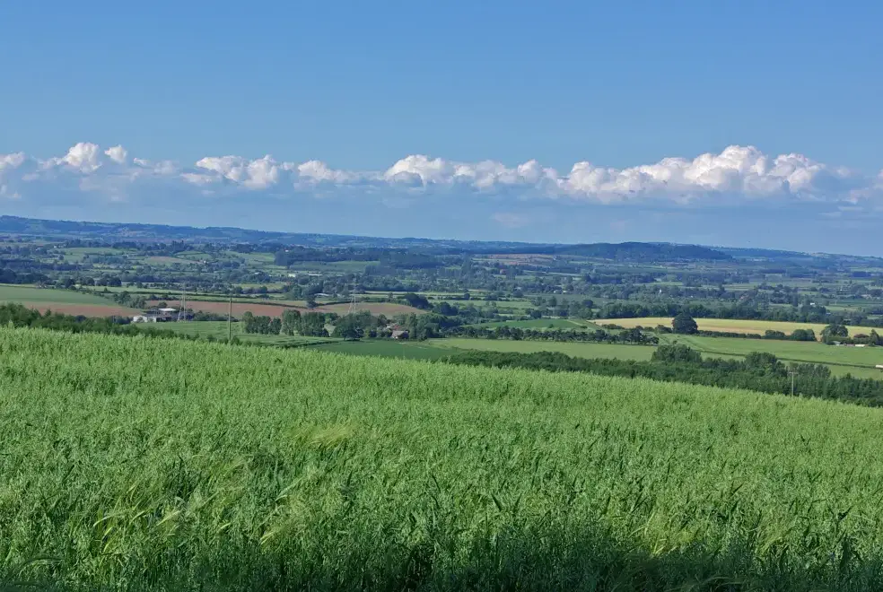 Countryside views at Sleeps 10, Gold Award Winning House, M1 rated, ideal for all generations with downstairs bedroom and wet room