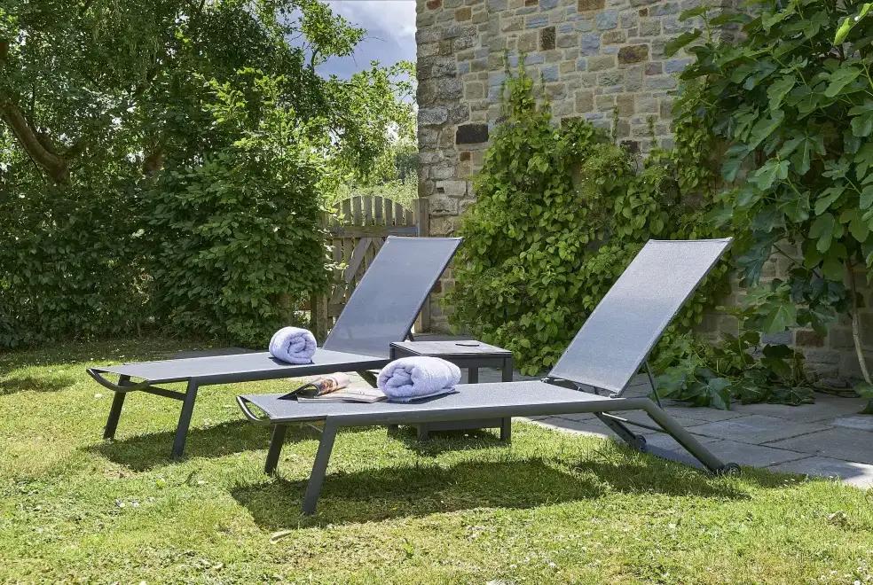 Garden furniture at Sleeps 2, Romantic, Modern, Luxurious Cottage with garden, WiFi and Amazing Views