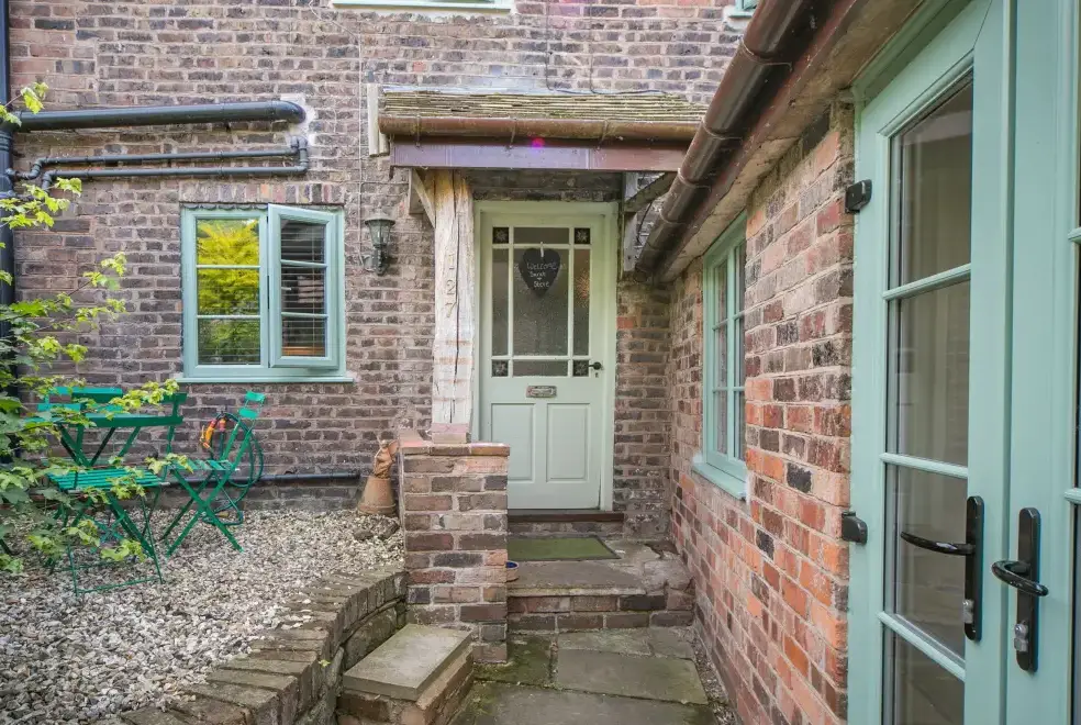 Enclosed garden at Sleepy Hollow