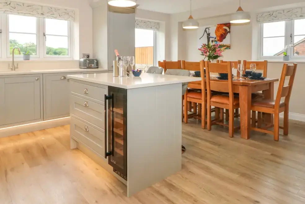 Kitchen/diner at Small Lane Cottage