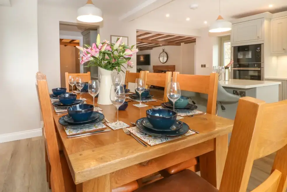Dining room at Small Lane Cottage