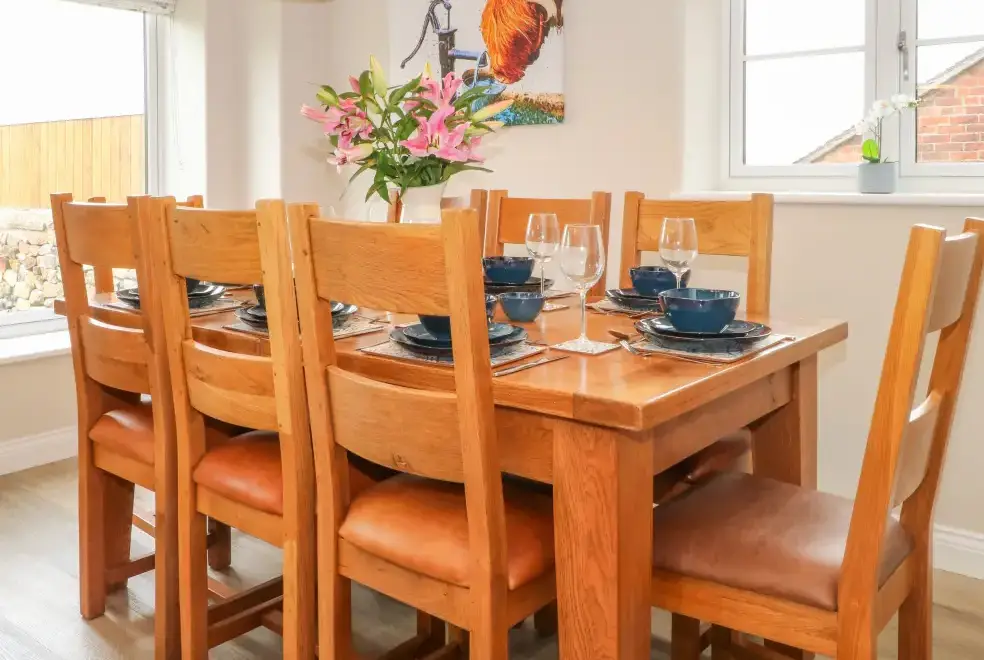 Dining room at Small Lane Cottage
