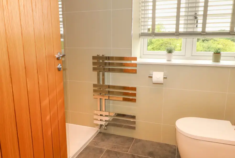 Shower room at Small Lane Cottage