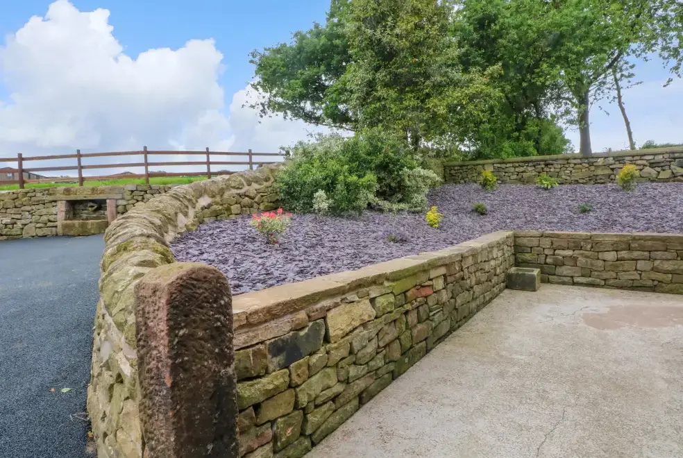 Enclosed garden at Small Lane Cottage