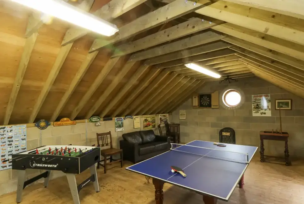 Games Room at Small Lane Cottage