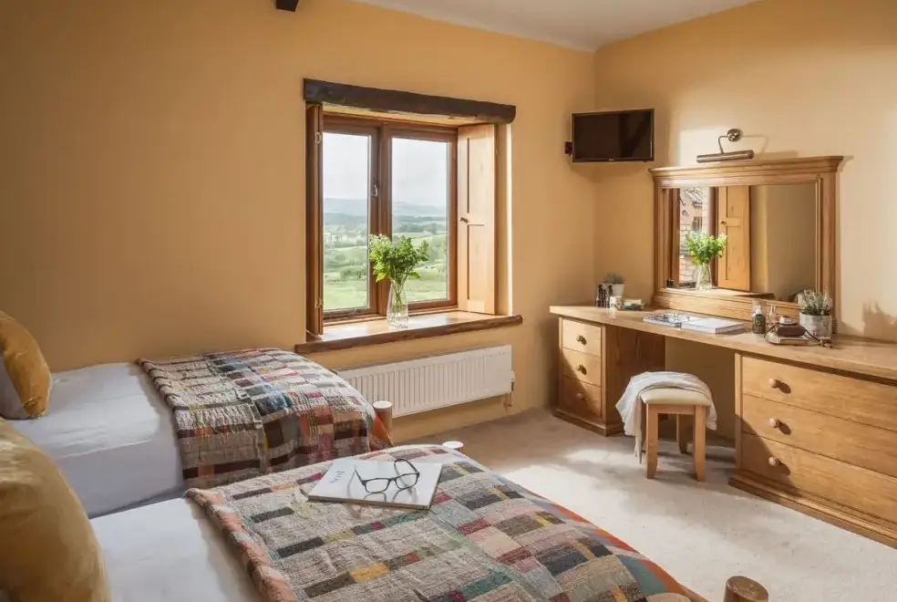 Bedroom at Smokeham Farm