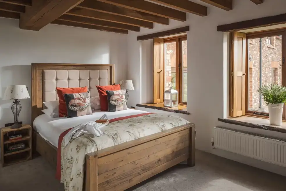 Bedroom at Smokeham Farm