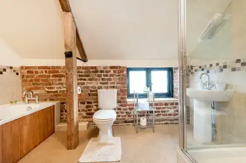Family bathroom at Snipe, Suffolk