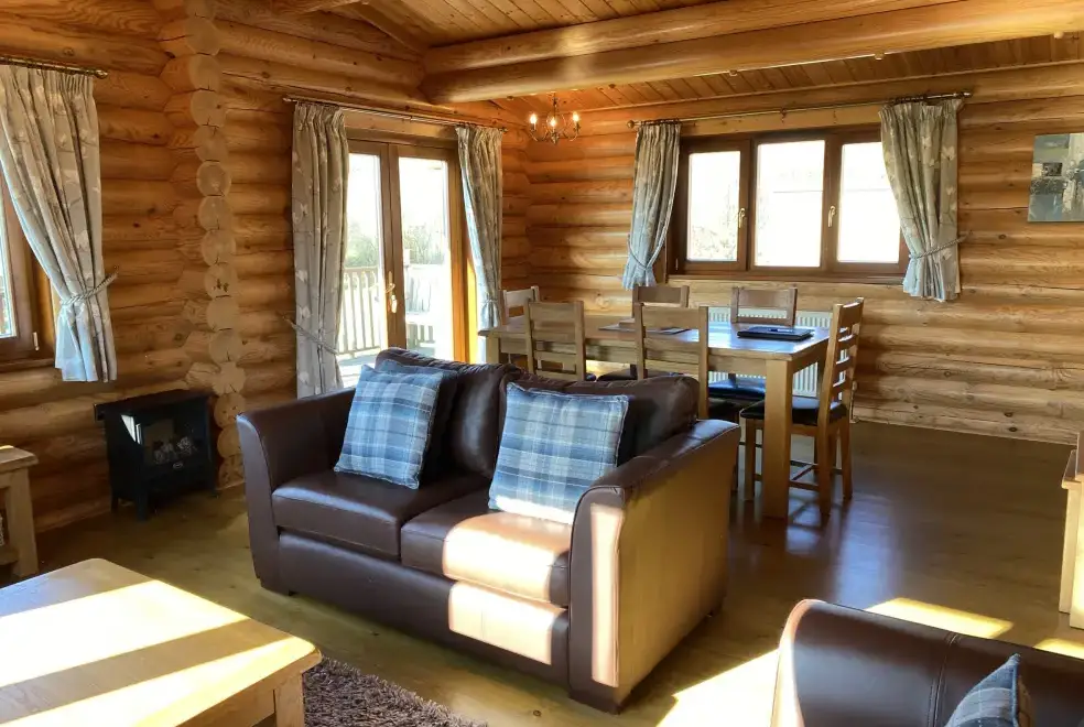 Lounge at Snowdrop Lodge