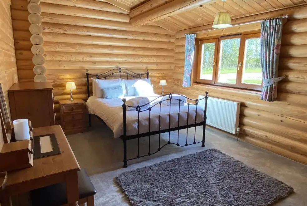 Bedroom at Snowdrop Lodge