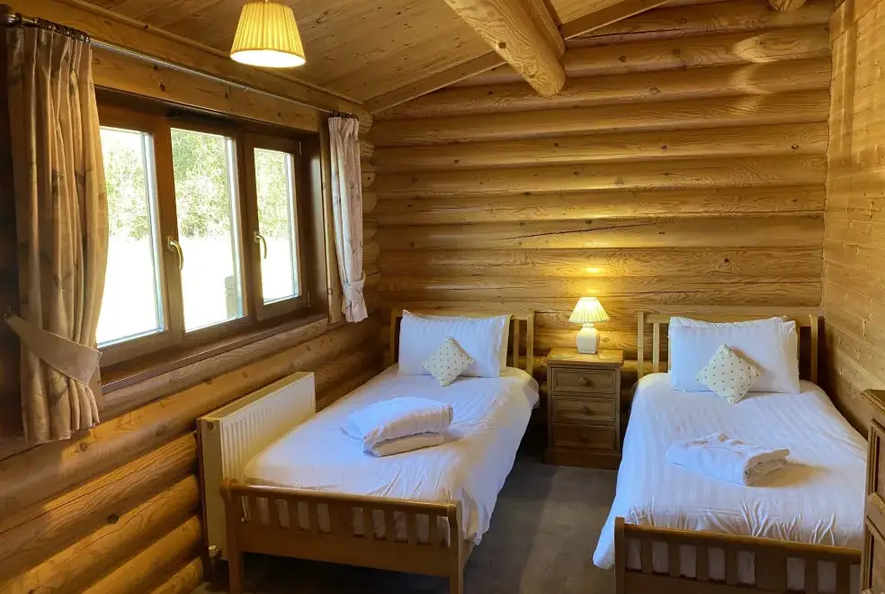 Bedroom at Snowdrop Lodge