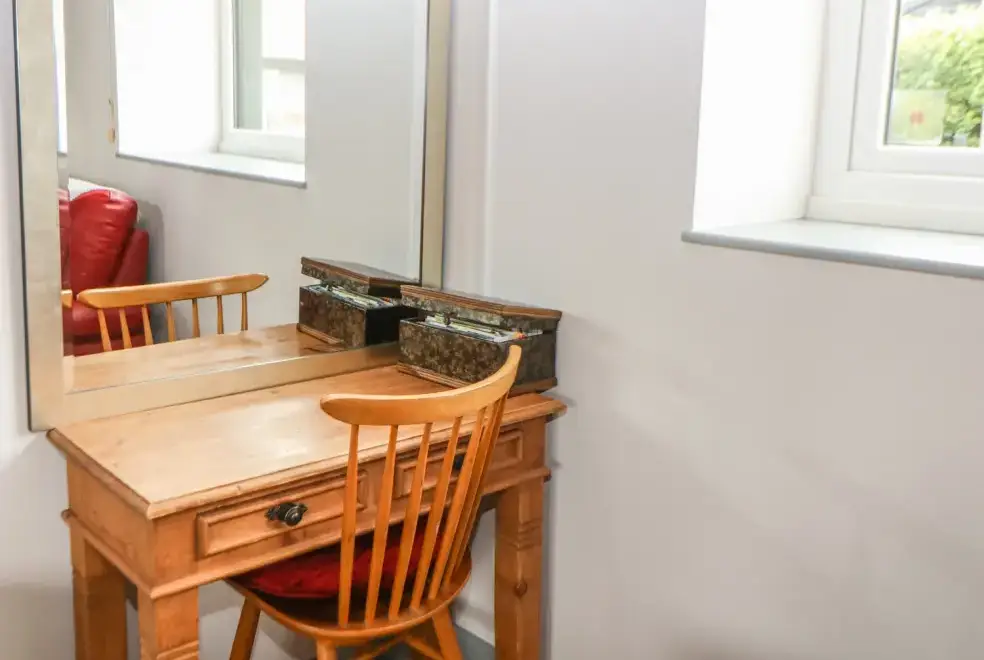 Desk area at Snowy Owl Barn