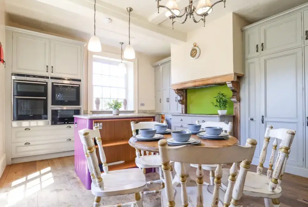 Farmhouse style kitchen at Solton Manor