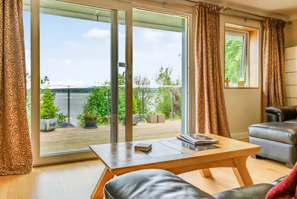 Decked area at Solway Cottage