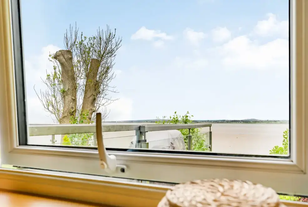 Sev view at Solway Cottage