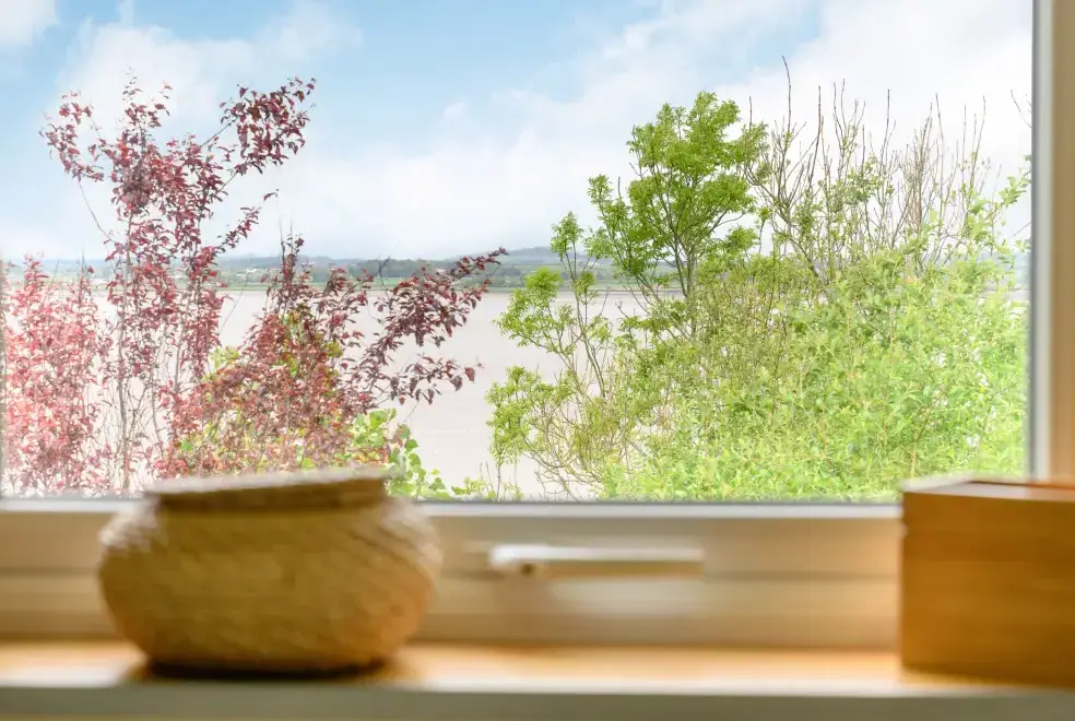 Lake view at Solway Cottage